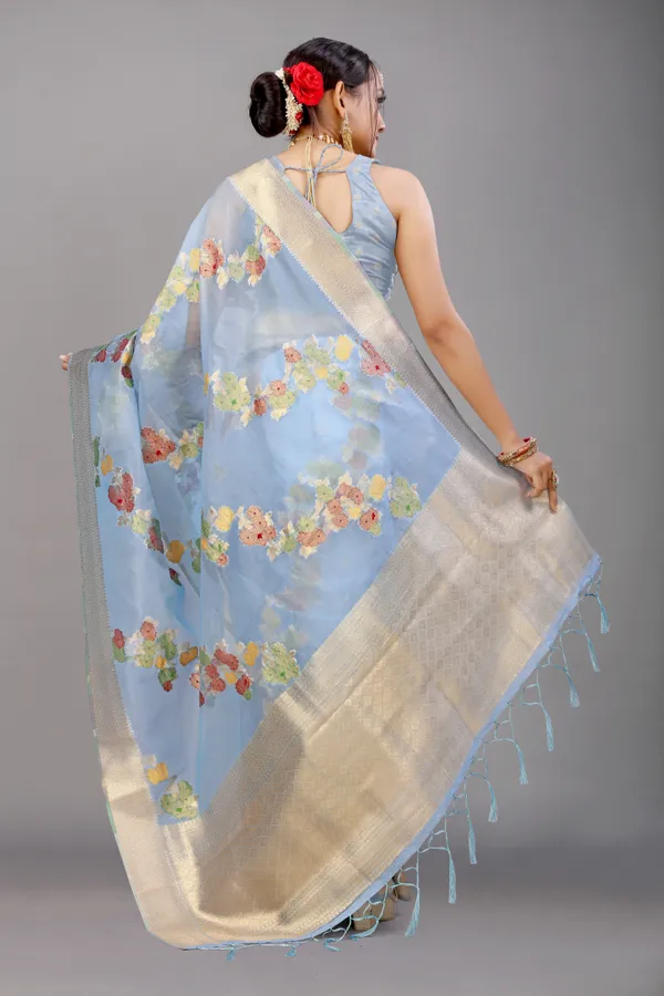 BLUE_WOVEN_WORK_ORGANZA_SAREE